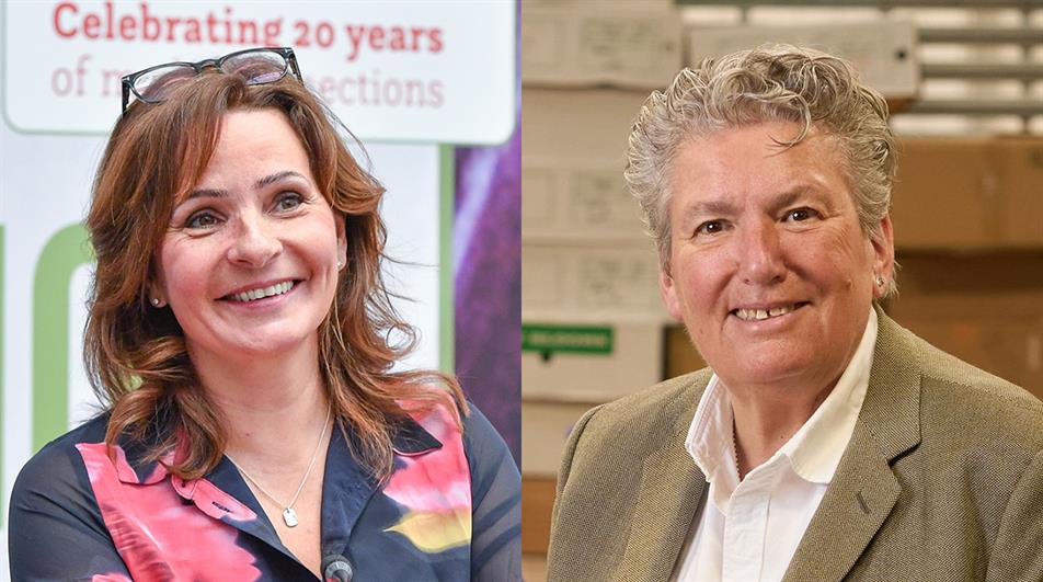 Fran Barnes and Wanda Goldwag